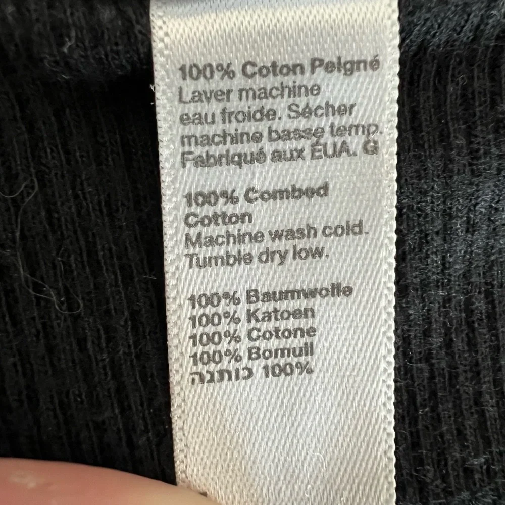 American Apparel UNCAGED MMA Ribbed Tank Top Black Skull Graphic Made USA L - Picture 7 of 8